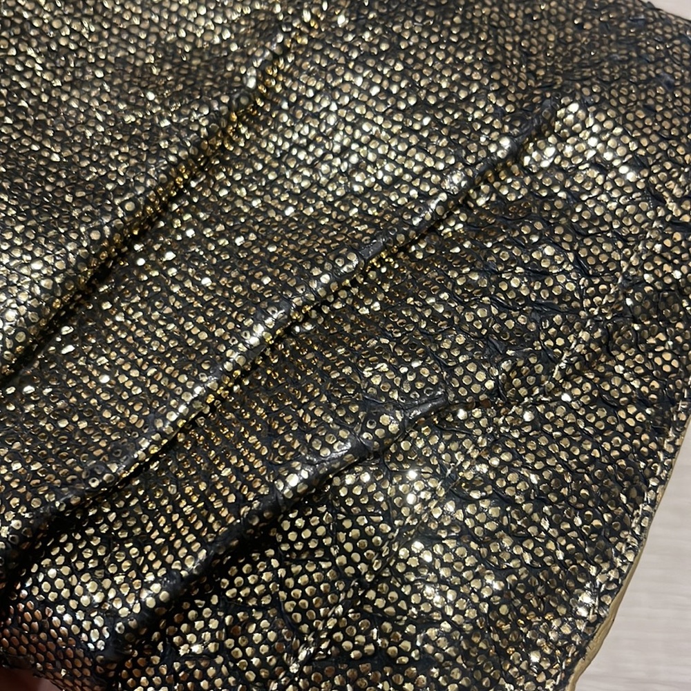 Authentic Nancy Gonzalez Gold Python Crossbody | Great Condition - Picture 5 of 10
